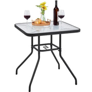 Yaheetech Outdoor Coffee Table Patio Square Bistro Table Outdoor Coffee Table Patio Square Bistro Table