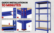 Yaheetech 5-Tier Utility Shelves Adjustable Metal Shelving Units 5-Tier Utility Shelves Adjustable Metal Shelving Units