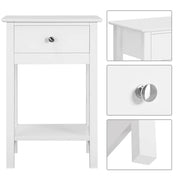 2pcs Improved Quality Wood Bedside End Table Storage Cabinet Night Stand – view 4