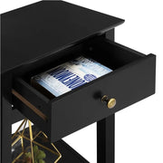 Yaheetech 2x Wood Side Table End Table Storage Cabinet Night Stand 2x Wood Side Table End Table Storage Cabinet Night Stand