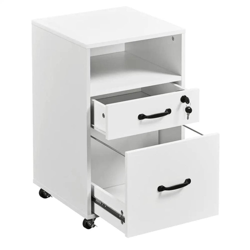 Yaheetech Brand New 2 Drawer Side Table End Table File Cabinet Brand New 2 Drawer Side Table End Table File Cabinet