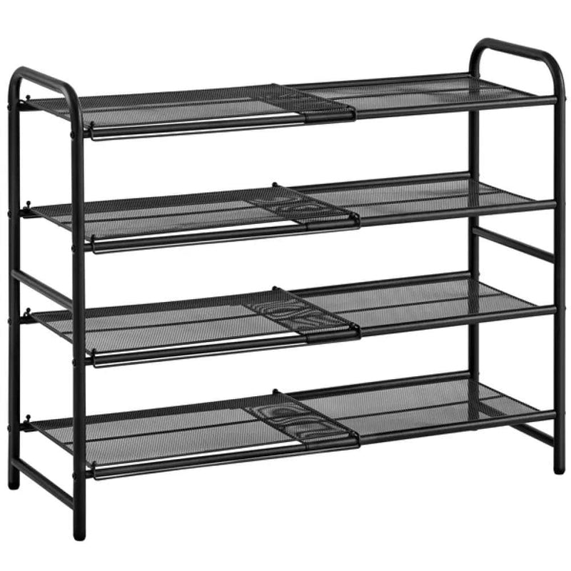 Yaheetech 4-Tier Expandable Iron Shoe Rack 4-Tier Expandable Iron Shoe Rack