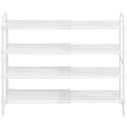 Yaheetech 4 Tier Iron Shoe Rack Organiser 4 Tier Iron Shoe Rack Organiser
