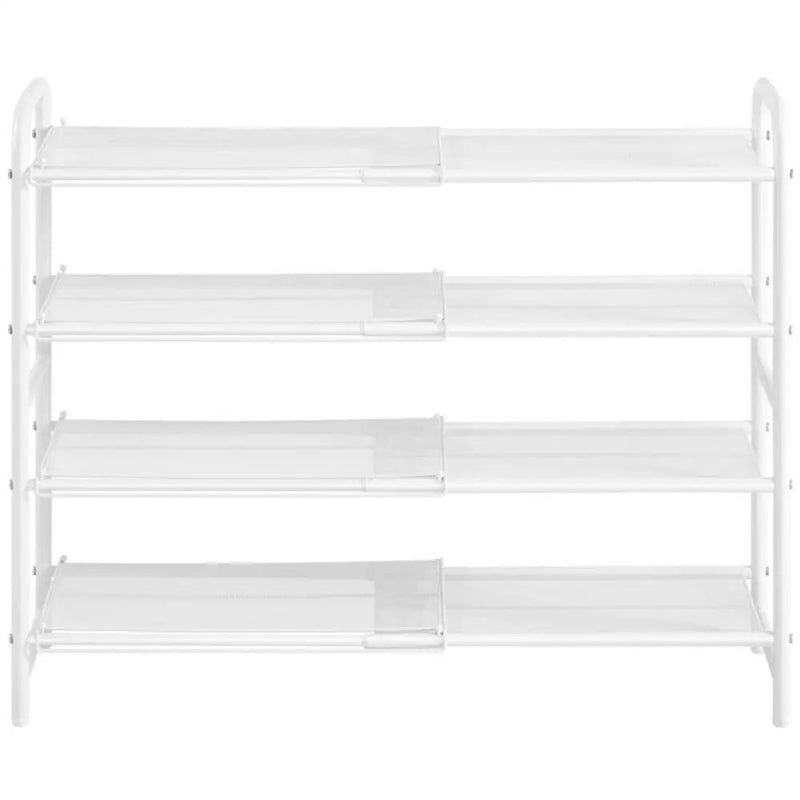 Yaheetech 4 Tier Iron Shoe Rack Organiser 4 Tier Iron Shoe Rack Organiser