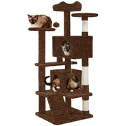 Yaheetech Multilevel Cat House Cat Tree Cat Tower Multilevel Cat House Cat Tree Cat Tower