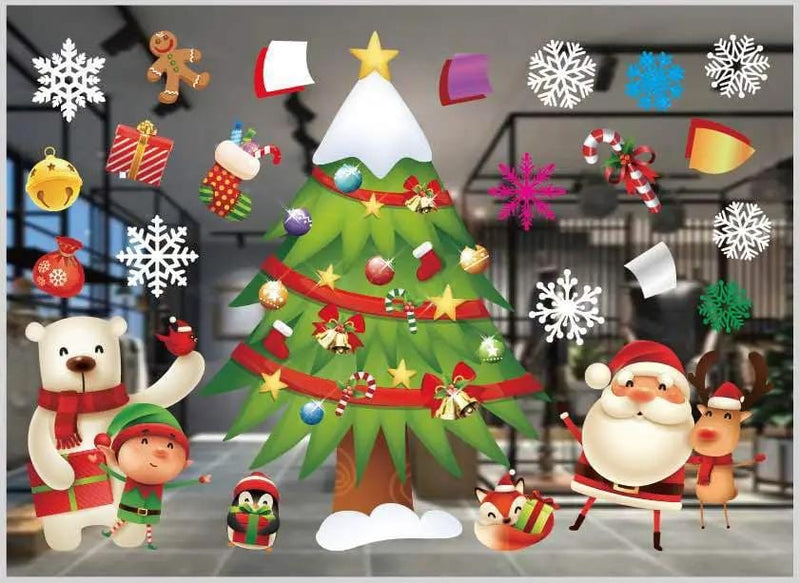 salelink.co.nz Unbranded Merry Christmas Window Decals Merry Christmas Window Decals | Action Outdoors NZ