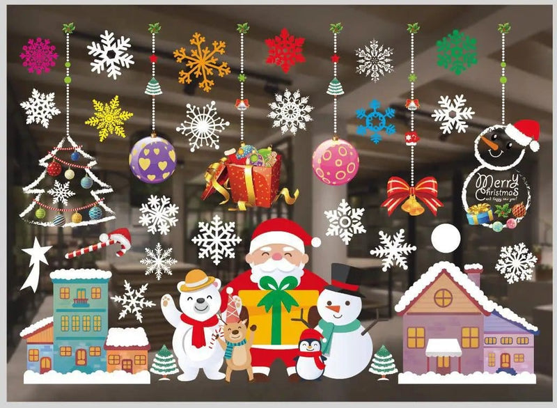 salelink.co.nz Unbranded Xmas Window Stickers Xmas Window Stickers | Action Outdoors NZ