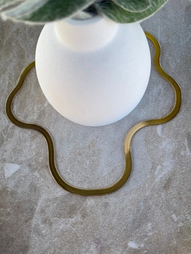 Tahana Jewellery Necklace Kahuru Gold Blade Necklace Kahuru Gold Blade Necklace