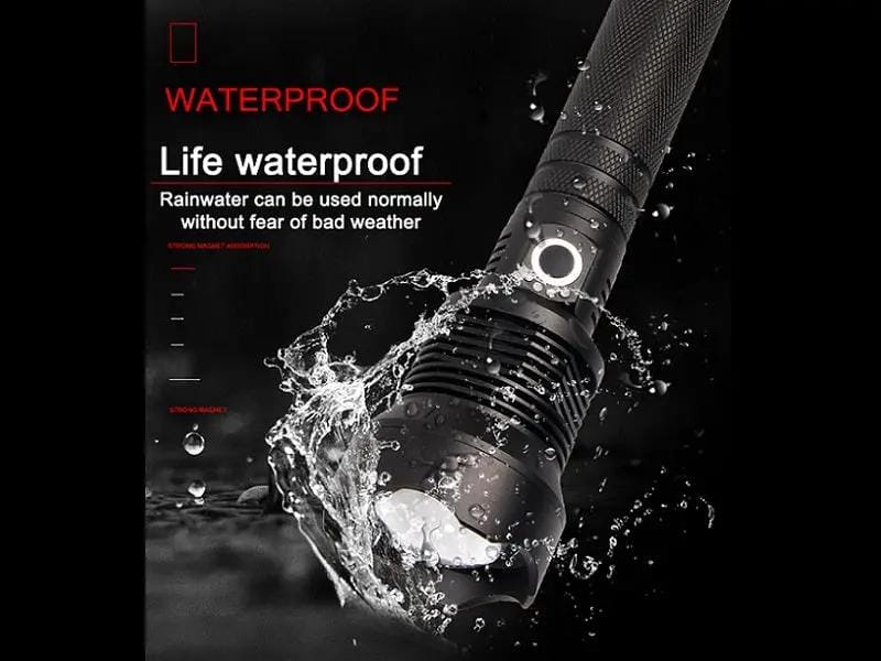 LED Torch Rechargeable High Lumens Flashlight with 26650 Battery – view 5