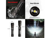 LED Torch Rechargeable High Lumens Flashlight with 26650 Battery – view 9
