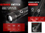 LED Torch Rechargeable High Lumens Flashlight with 26650 Battery – view 8