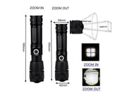 LED Torch Rechargeable High Lumens Flashlight with 26650 Battery – view 10