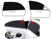 4pcs/set Car Front & Rear Side Window Sun Shade Cover Visor Mesh Shield Sunshade – view 6
