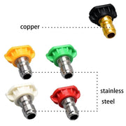 salelink.co.nz Unbranded Turbo Nozzle with 5 Spray Tips Turbo Nozzle with 5 Spray Tips | Action Outdoors NZ