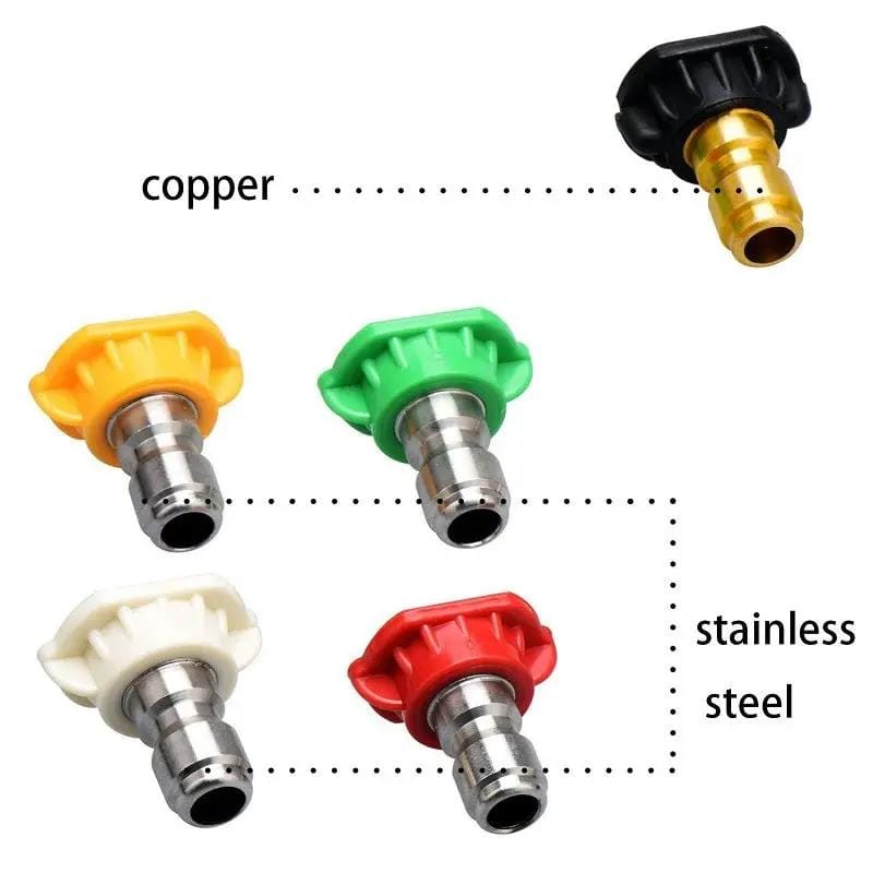 salelink.co.nz Unbranded Turbo Nozzle with 5 Spray Tips Turbo Nozzle with 5 Spray Tips | Action Outdoors NZ
