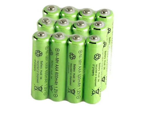 12Pcs 1.2V AAA Rechargeable Battery 600mAh Rechargeable Ni-MH Batteries