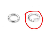 Resin Art NZ Earring Hooks S925 Sterling Silver Open Ring - 10pcs S925 Sterling Silver Open Ring - 10pcs | NZ