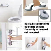 salelink.co.nz Unbranded 2Pcs Bathroom Grab Bars Shower Handles 2 Pack Shower Grab Bars With Twin Suction