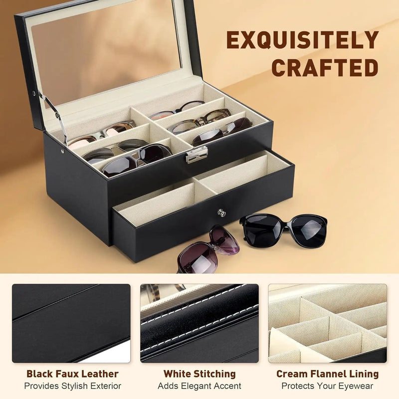 salelink.co.nz Unbranded Sunglasses Organizer with 12 Slots Sunglasses Organizer with 12 Slots | Action Outdoors NZ