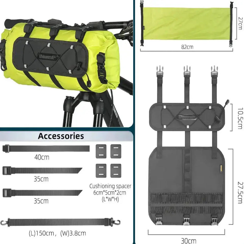 12L Waterproof Bike Handlebar Bag (different sets available) – view 13
