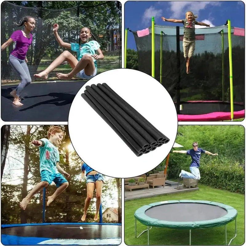 Habicare 12 Piece Trampoline Pole Protector Foam Sleeves 12 Piece Trampoline Pole Protector Foam Sleeves