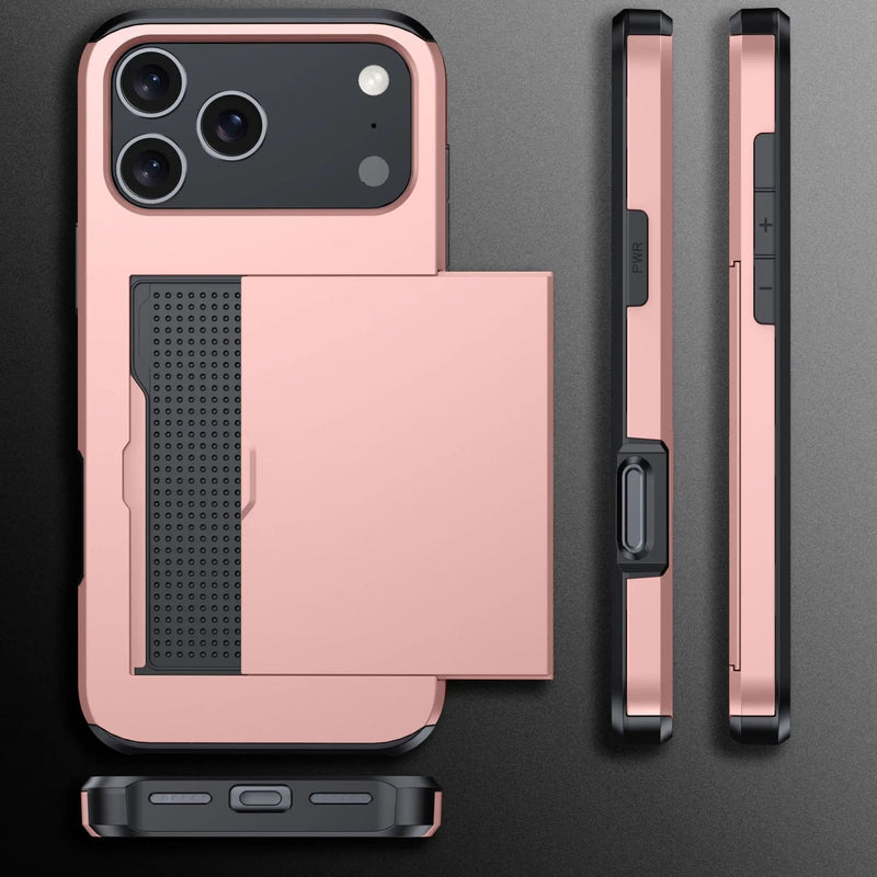 salelink.co.nz Unbranded iPhone 17 Pro Case iPhone 17 Pro Case - Card Holder Shockproof Rugged (PR910...
