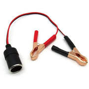 12V Car Lighter Socket Adapter with Crocodile Clips (30cm) – view 2