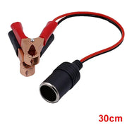 12V Car Lighter Socket Adapter with Crocodile Clips (30cm) – view 3