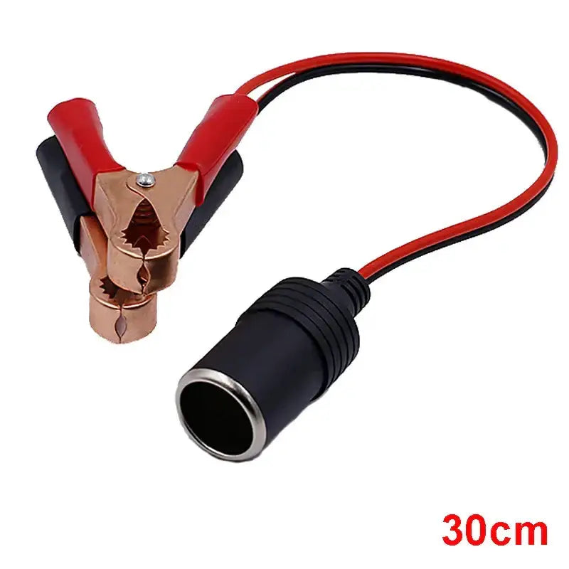 12V Car Lighter Socket Adapter with Crocodile Clips (30cm) – view 3