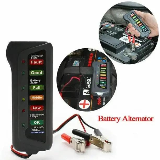 9eight5 Tools & Kits (multipurpose) 12V LED Car Battery Load Tester 12V LED Car Battery Load Tester