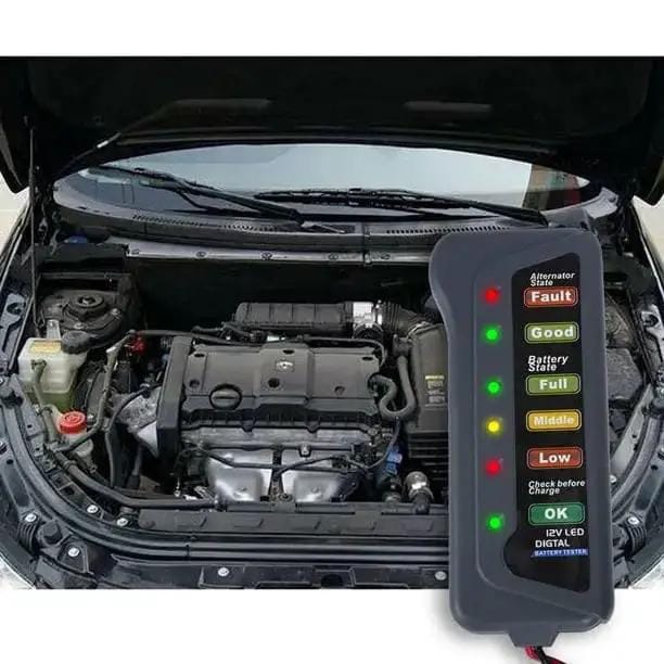 9eight5 Tools & Kits (multipurpose) 12V LED Car Battery Load Tester 12V LED Car Battery Load Tester