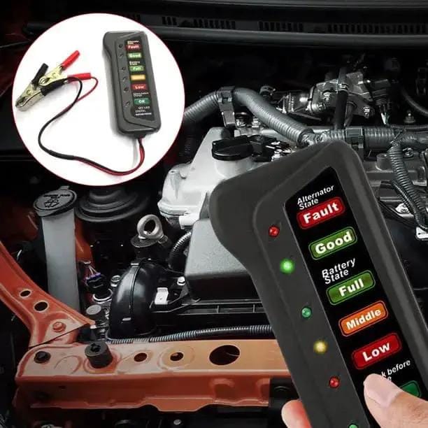 9eight5 Tools & Kits (multipurpose) 12V LED Car Battery Load Tester 12V LED Car Battery Load Tester