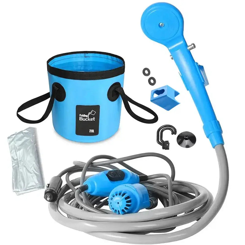 Habicare SS 12V Portable Camping Shower Pump (3 colours available) 12V Portable Camping Shower Pump (3 colours available)