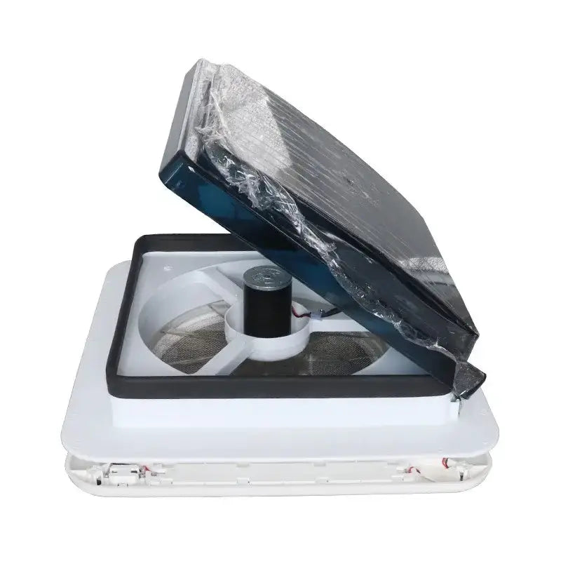 Habicare SS 12V RV Roof Ventilation Fan with LED 12V RV Roof Ventilation Fan with LED
