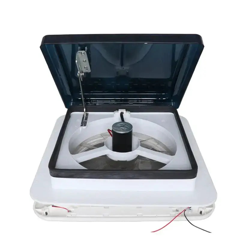 Habicare SS 12V RV Roof Ventilation Fan with LED 12V RV Roof Ventilation Fan with LED