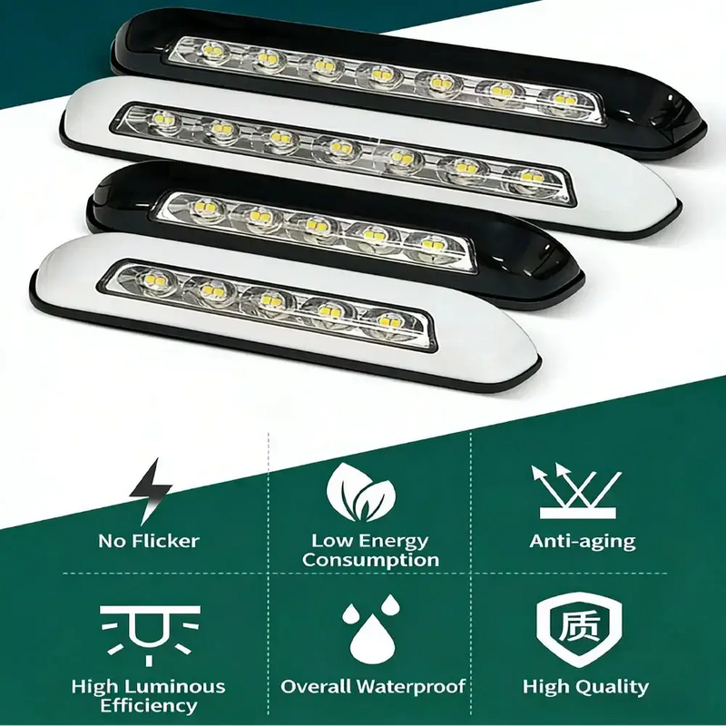 12V Waterproof RV LED Awning Light – 8W (different colours available) – view 4