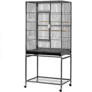 Yaheetech 53.5″H Mobile Large Parrot Cage w/ Stand Bird Cage 53.5″H Mobile Large Parrot Cage w/ Stand Bird Cage