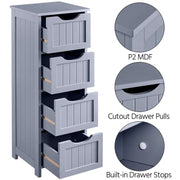 Yaheetech Bathroom Floor Cabinet Bathroom Floor Cabinet