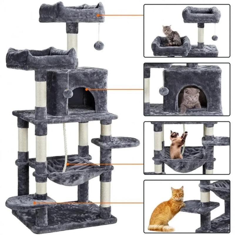 Yaheetech Multilevel Cat Tree Cat Tower Multilevel Cat Tree Cat Tower