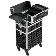 3-in-1 Rolling Makeup Train Case Portable Cosmetic Trolley – view 5