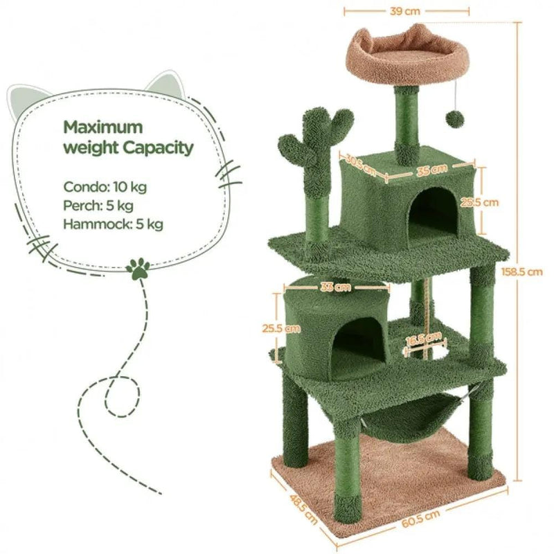 Yaheetech Cactus Cat Tree Cactus Cat Tree