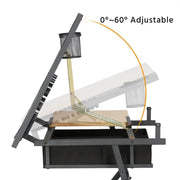 Drafting Table & Stool Set with Adjustable Table Angles & Heights All-in-One – view 5