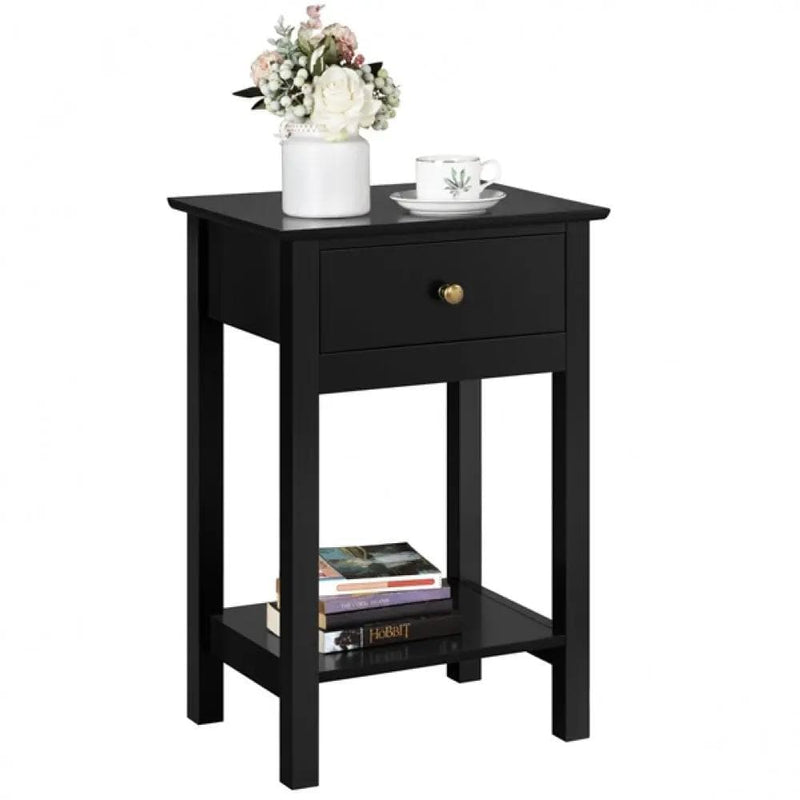 Yaheetech Bedside Table Nightstand Side Table End Table Bedside Table Nightstand Side Table End Table