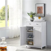 Free-Standing Bathroom Cabinet Storage Cabinet with 1 Drawer 2 Doors – view 5
