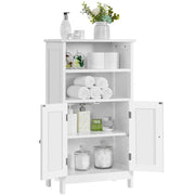 Yaheetech Free Standing Floor Cabinet Bathroom Storage Unit Free Standing Floor Cabinet Bathroom Storage Unit