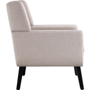 Yaheetech Button Tufted Armchair with Solid Wood Legs Button Tufted Armchair with Solid Wood Legs