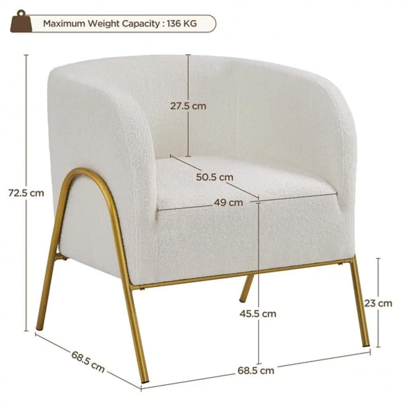 Yaheetech 2pcs Contemporary Accent Armchair 2pcs Contemporary Accent Armchair