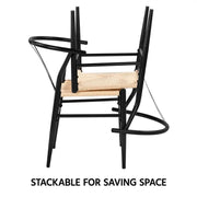 Yaheetech 6pcs Weave Dining Chairs 6pcs Weave Dining Chairs
