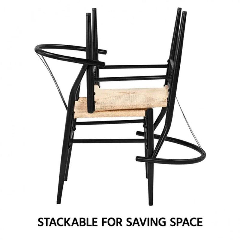 Yaheetech 6pcs Weave Dining Chairs 6pcs Weave Dining Chairs