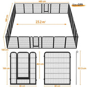 Yaheetech 32x Panel Heavy Duty Dog Playpen Dog Pen 32x Panel Heavy Duty Dog Playpen Dog Pen